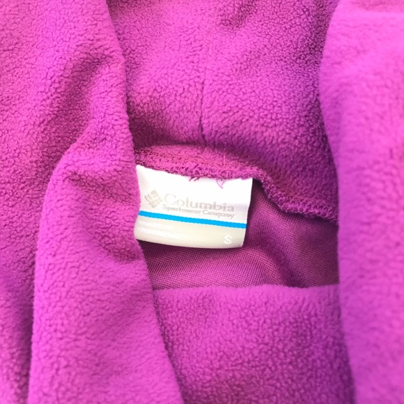 Columbia Purple Cowl Neck Long Sleeve Sweater Sz S - Picture 2 of 5